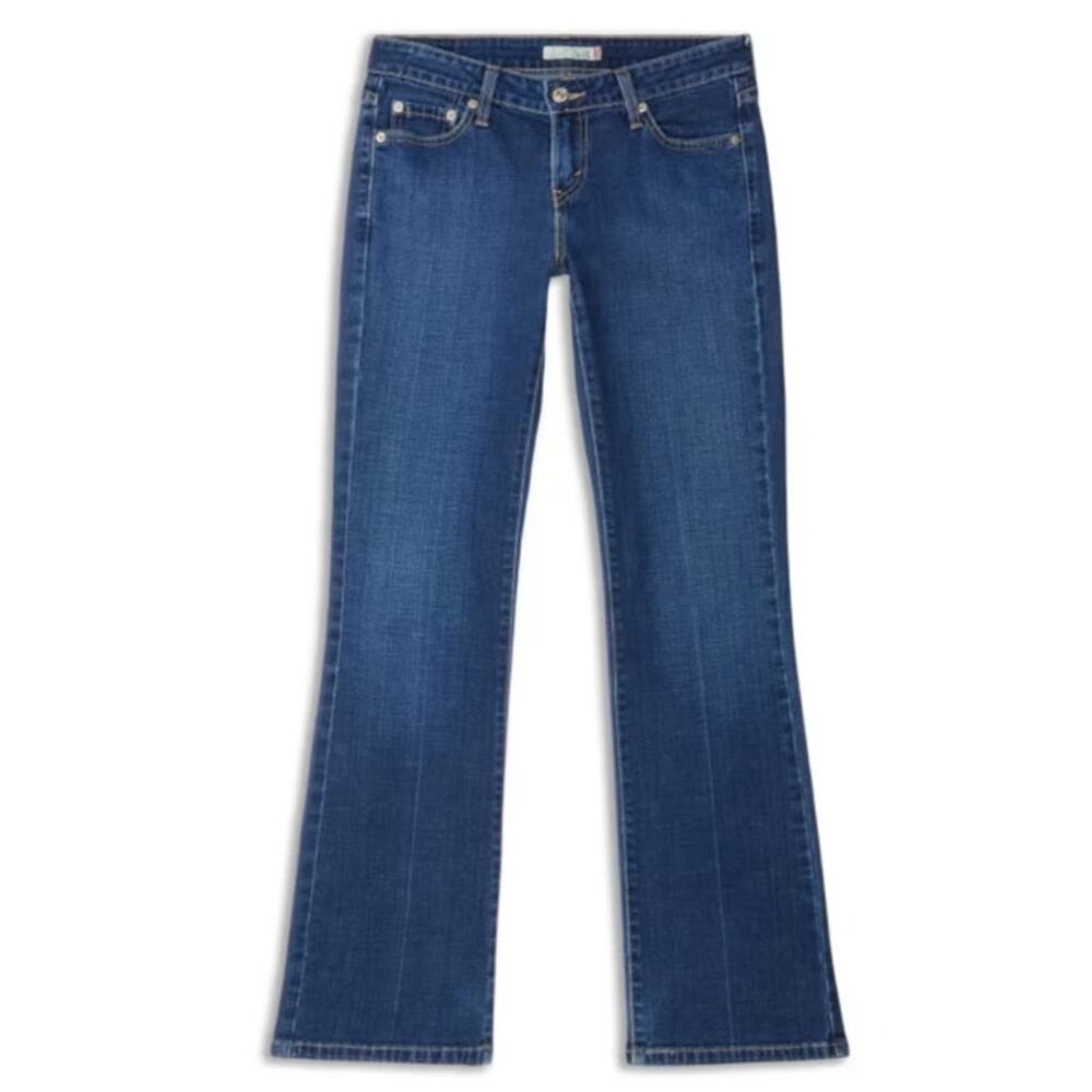 Levis Stretch Low Rise Bootcut Medium Wash Blue Jeans US Womens 10 Short